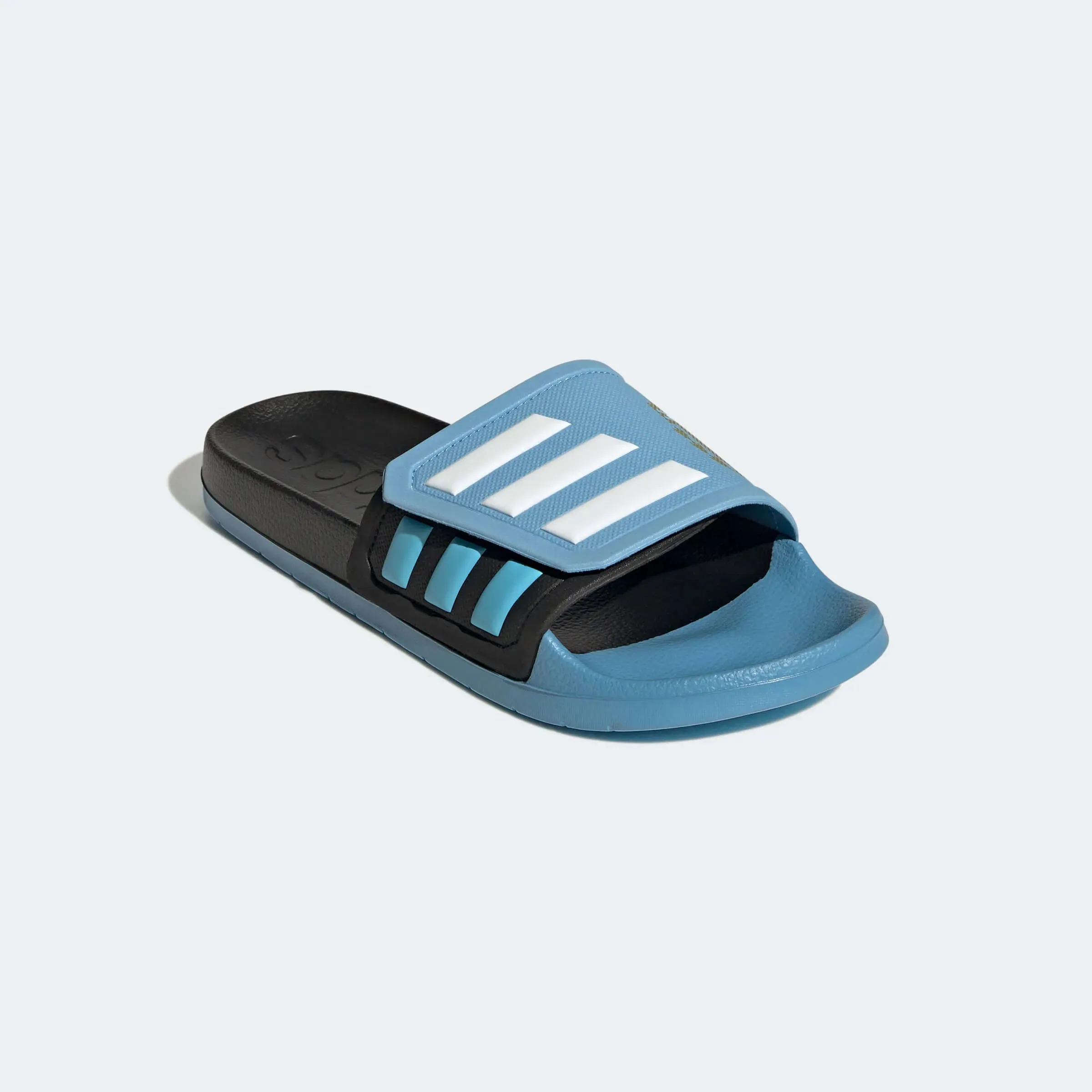 adidas Argentina Adilette TND Slides - Black-Light Blue