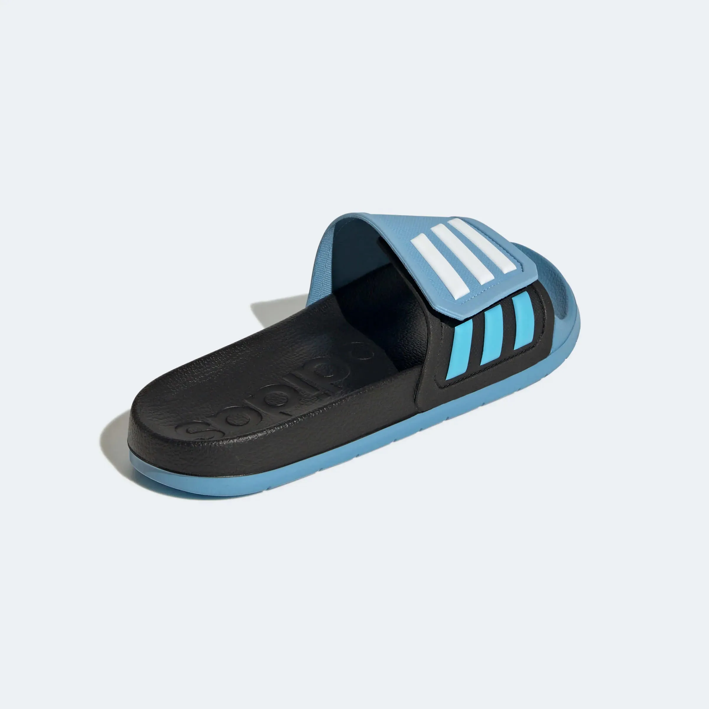 adidas Argentina Adilette TND Slides - Black-Light Blue