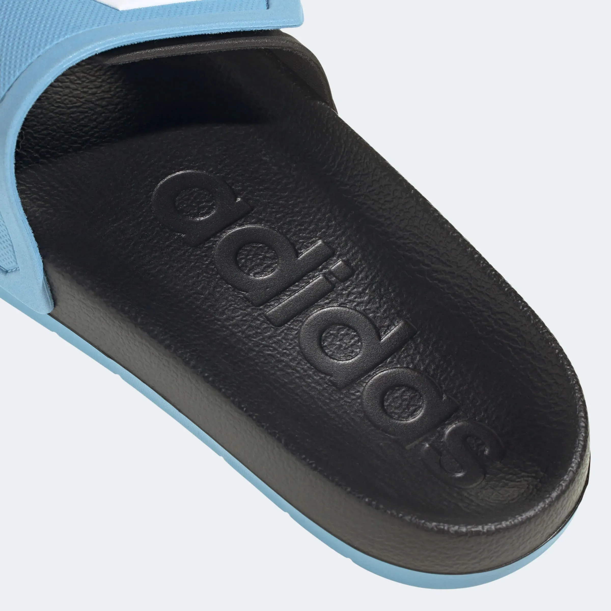 adidas Argentina Adilette TND Slides - Black-Light Blue