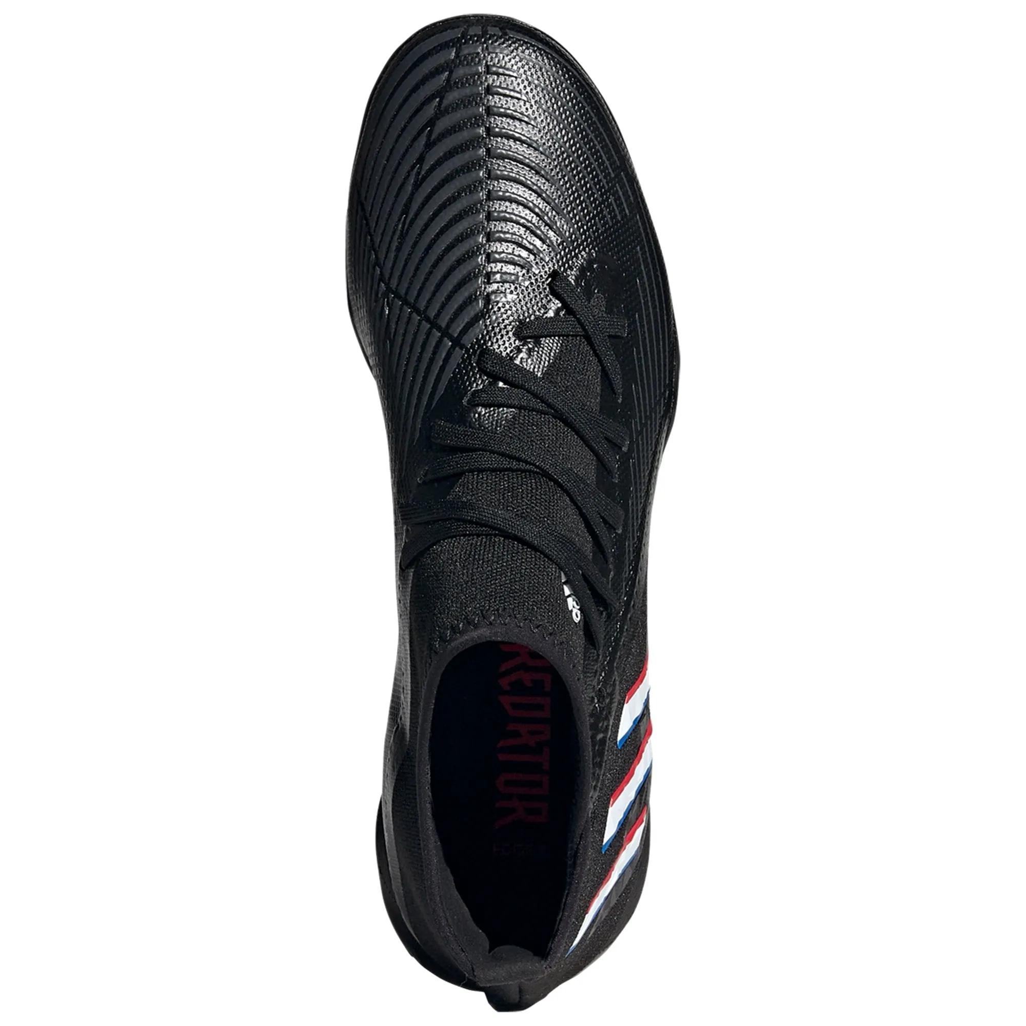 adidas Predator Edge.3 TF Artificial Turf Soccer Shoes - Core Black/Cloud White/Vivid Red