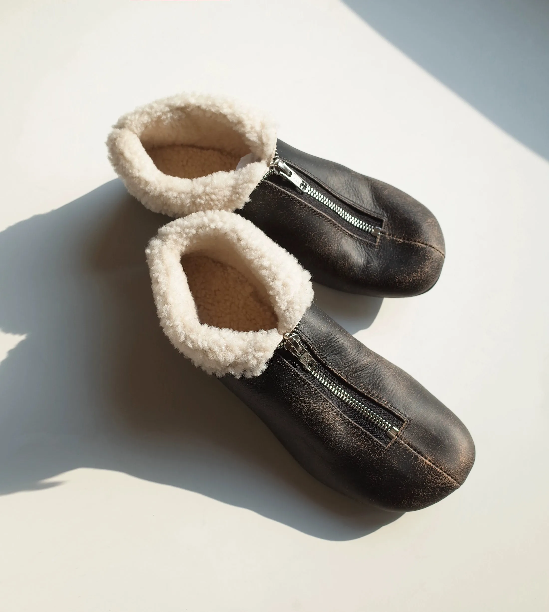 Ankle Zipper Boots