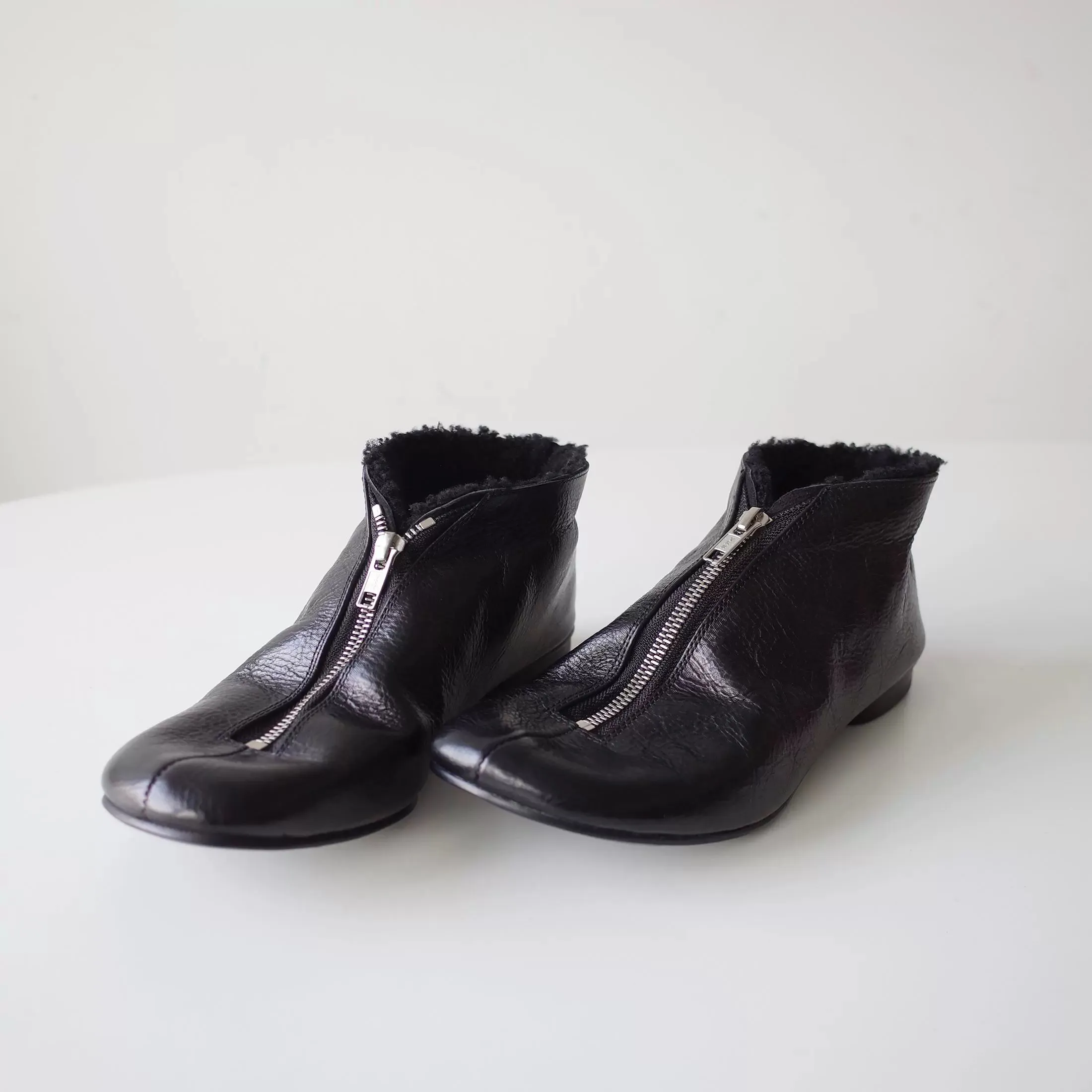 Ankle Zipper Boots