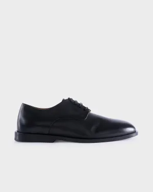 Black Glossy Calf Derby Shoes