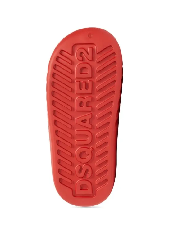 Dsquared2   Logo slide sandals 