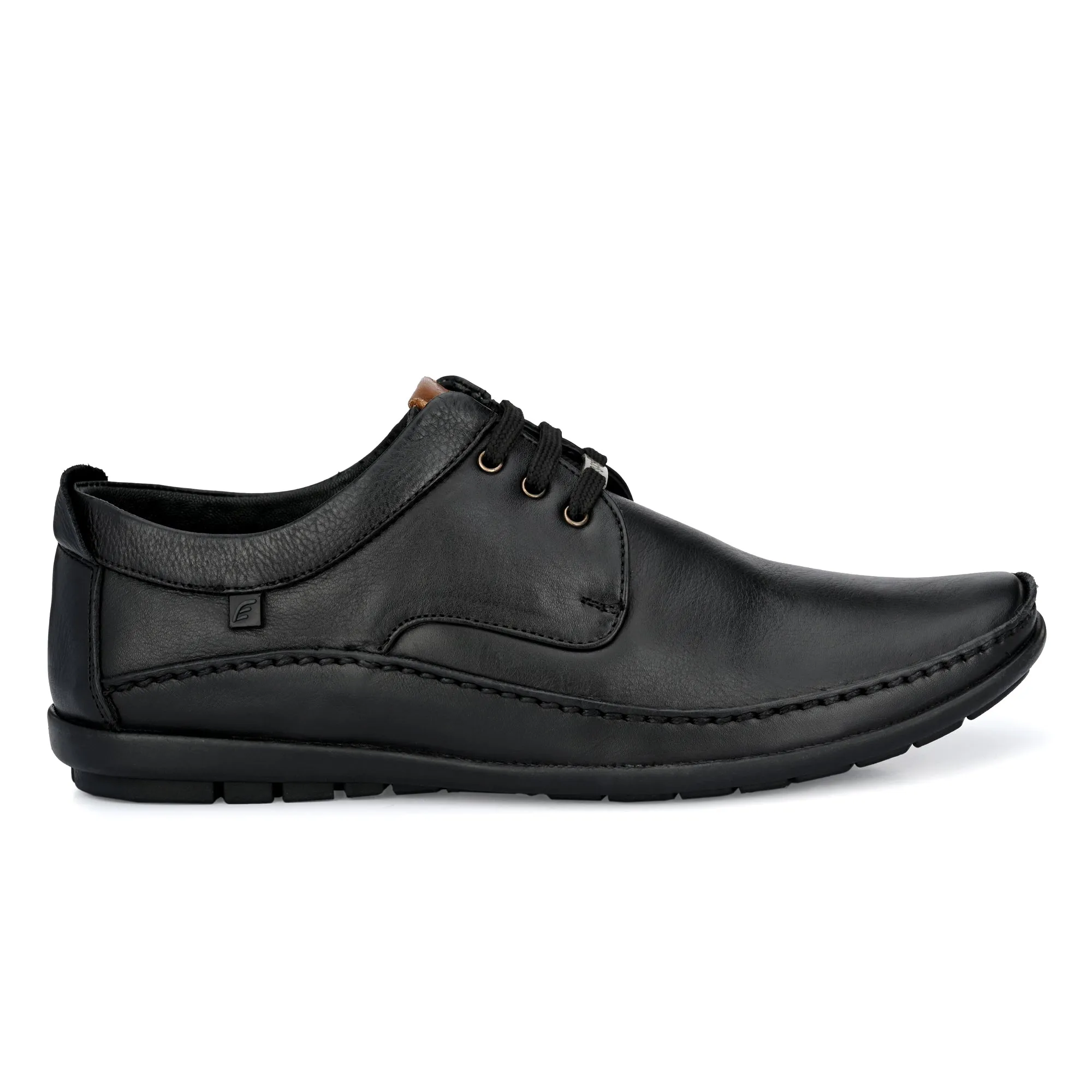 Egoss Leather Casual Lace-Up Shoes For Men