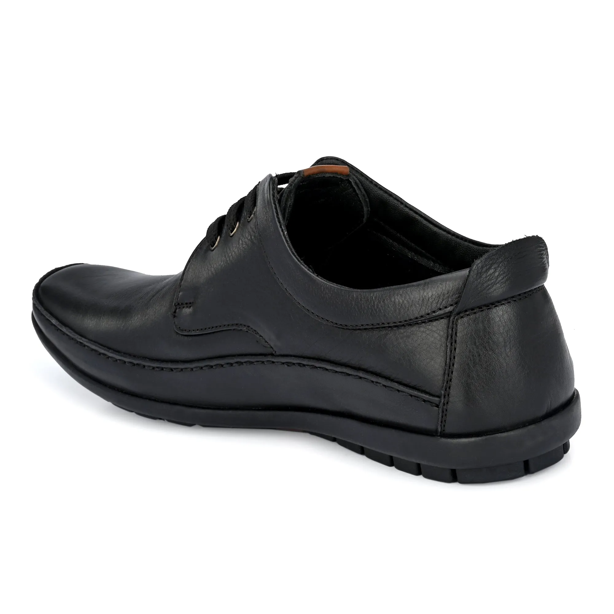 Egoss Leather Casual Lace-Up Shoes For Men