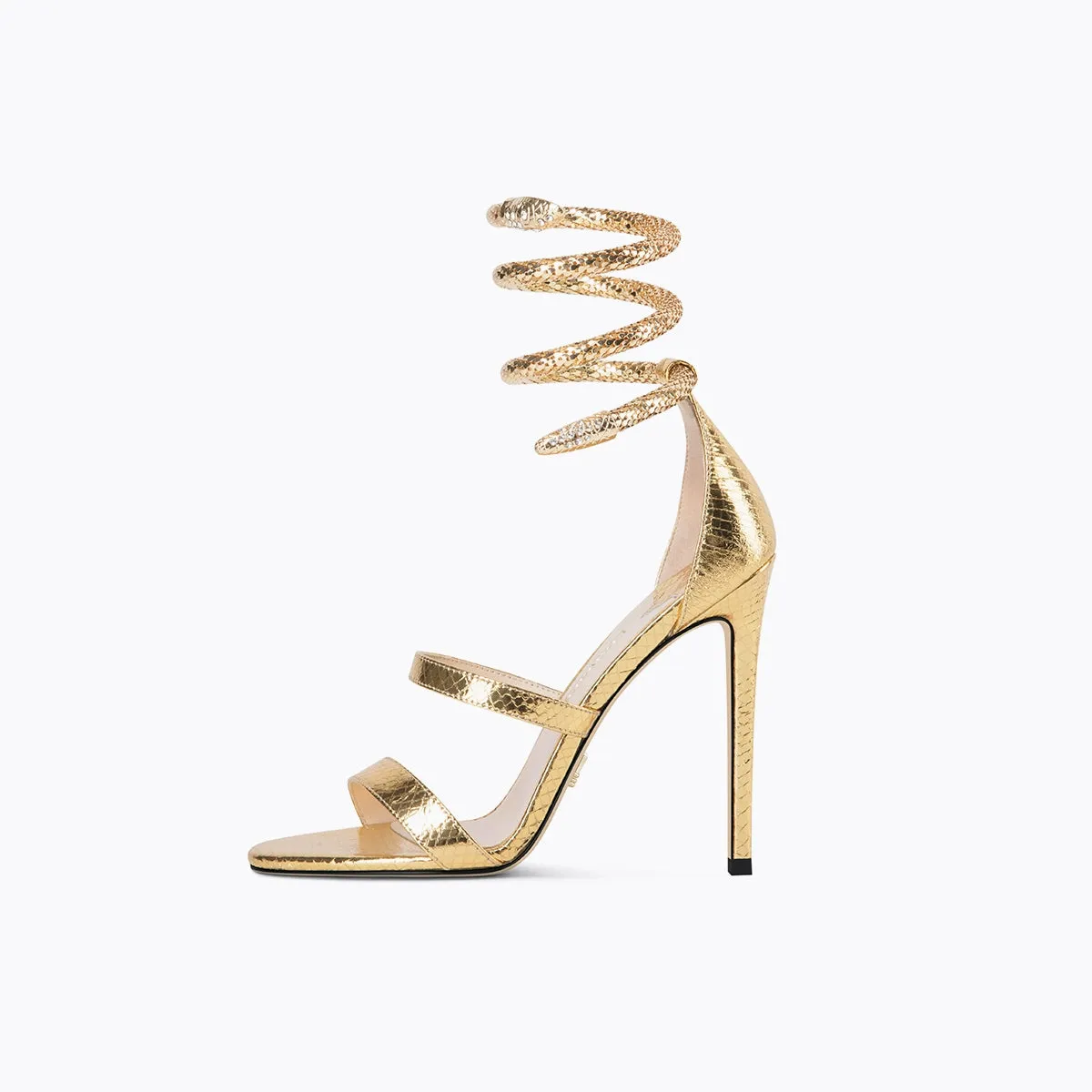 Fabfei gold high heeled sandals  - Jida