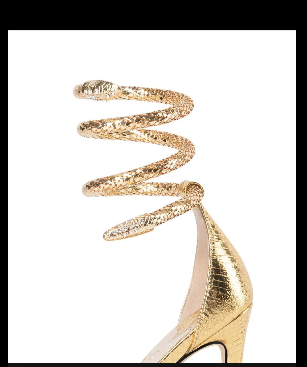 Fabfei gold high heeled sandals  - Jida