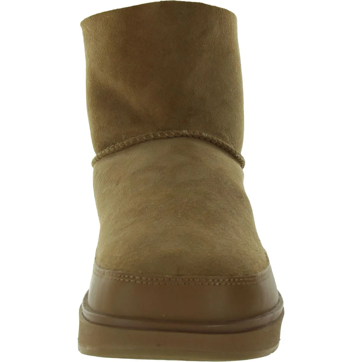 Fitflop Womens Leather Slip On Shearling Boots