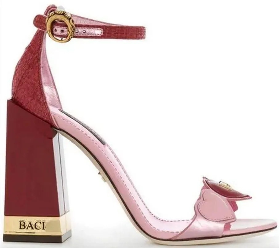 Heart Heeled Sandals