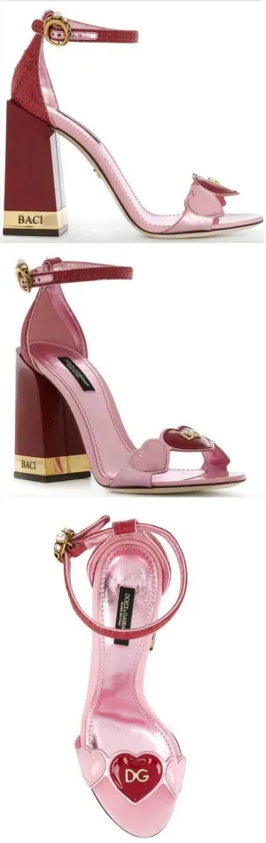 Heart Heeled Sandals