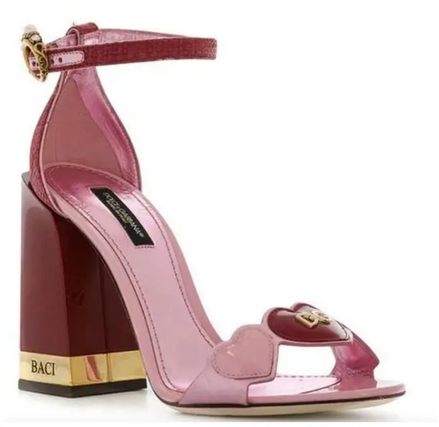 Heart Heeled Sandals