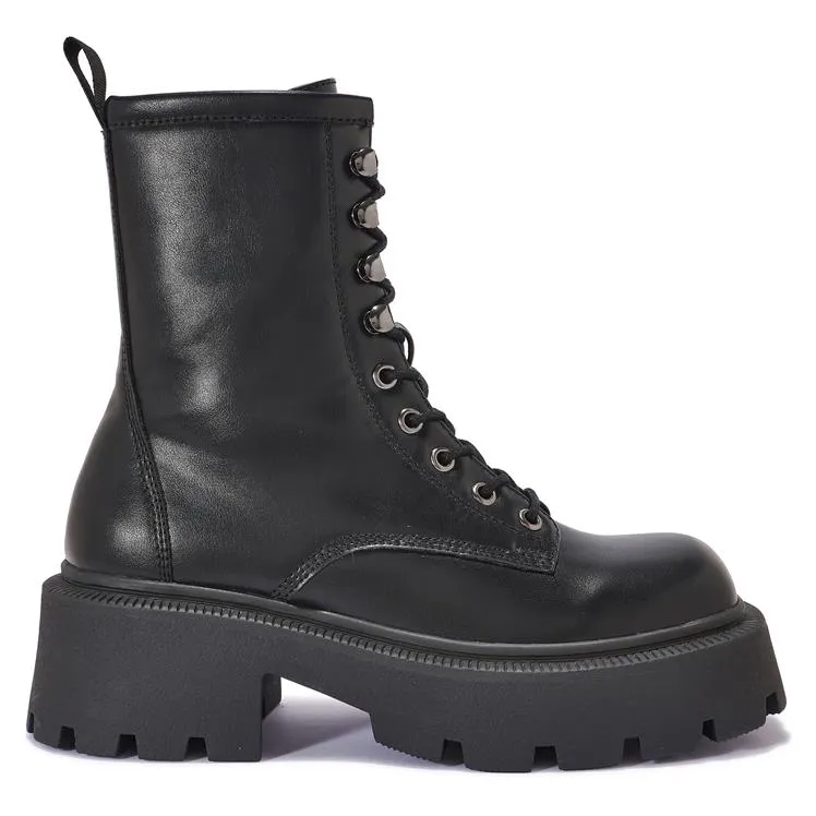HIP1 CHUNKY CLEATED LACE UP BOOTS