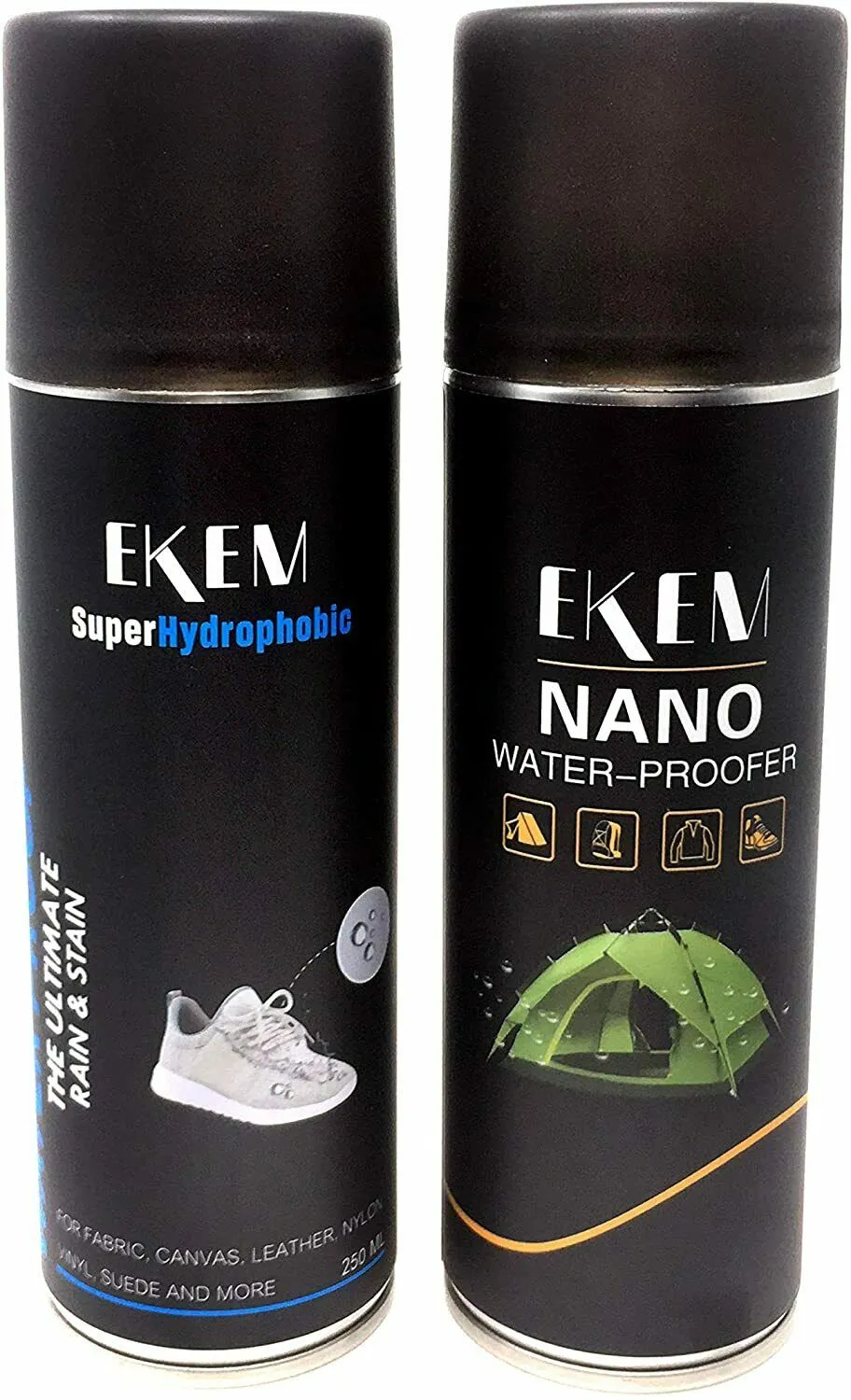 INGENIUSO Blanco Shoe Cleaner & Ekem Waterproof Spray for Shoe, Leather, Camping Tent Etc.