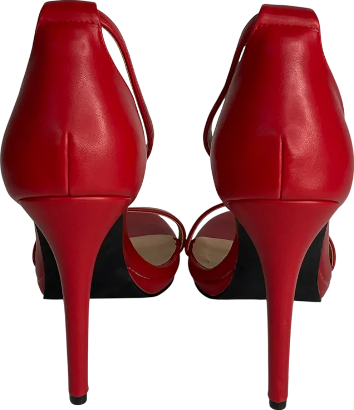 la bottine souriante Red Lea Heeled Sandals UK 8 EU 41 👠
