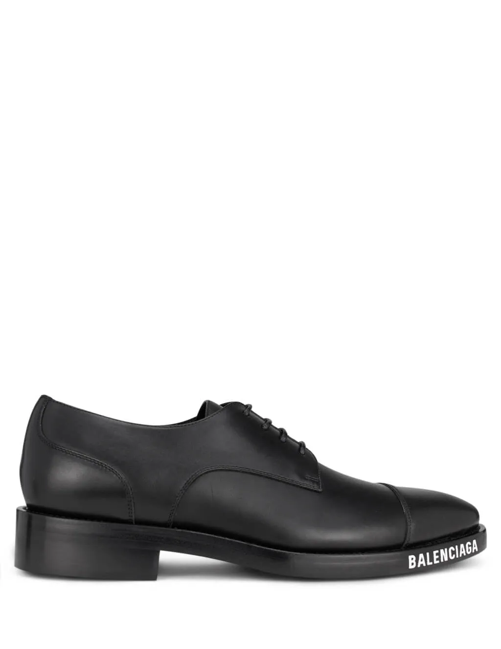 Logo Print Derby Shoes
