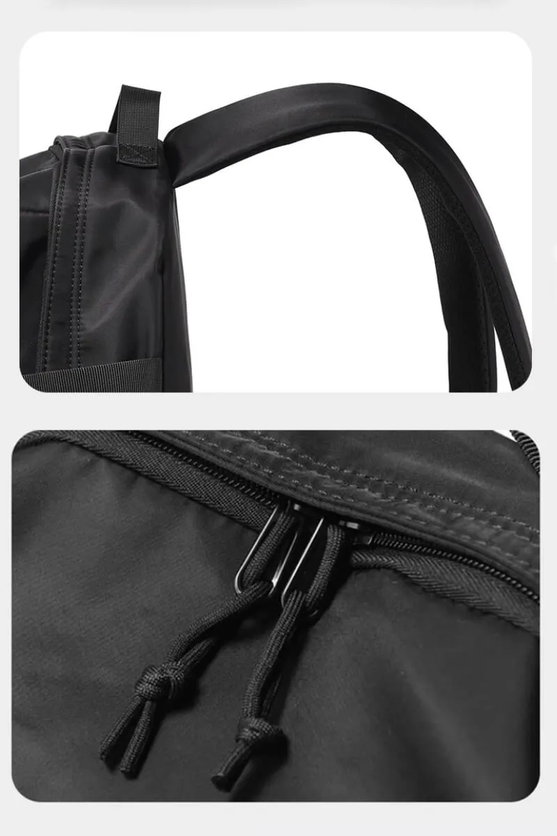 MCYS&JPN Large Black Backpack for Camping, Travel and School