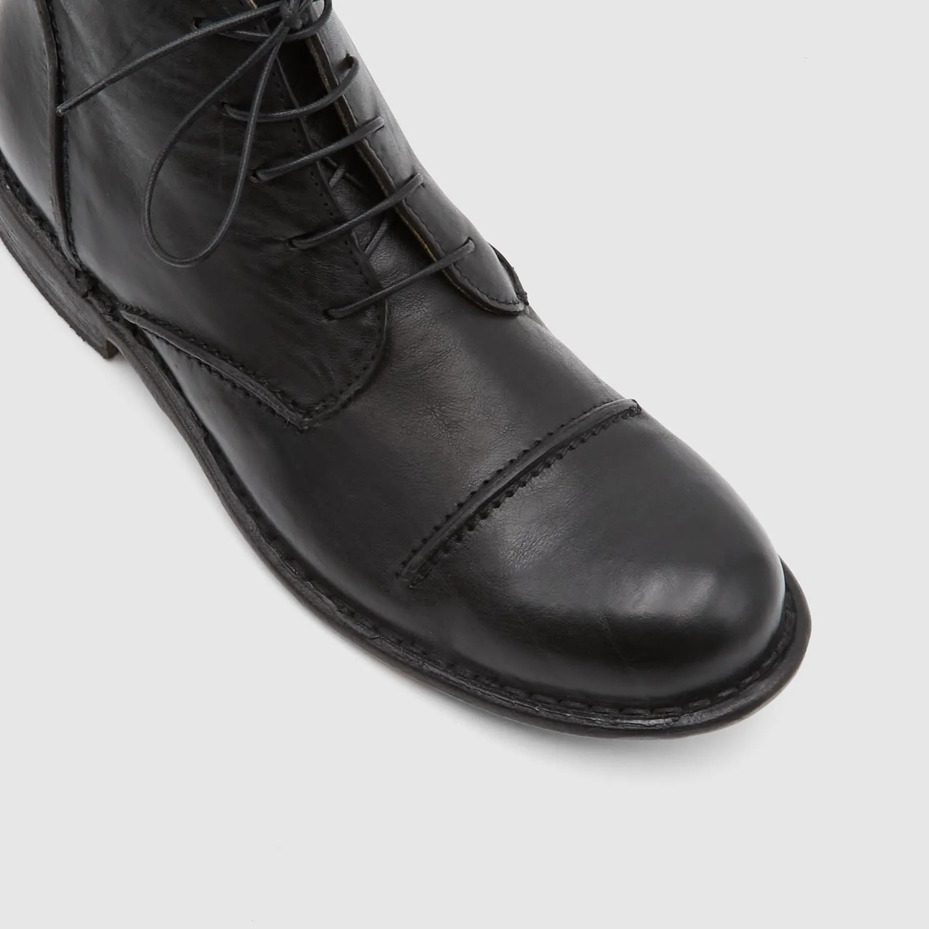 Moma Ladies Derby Lace-Up Ankle  Boots