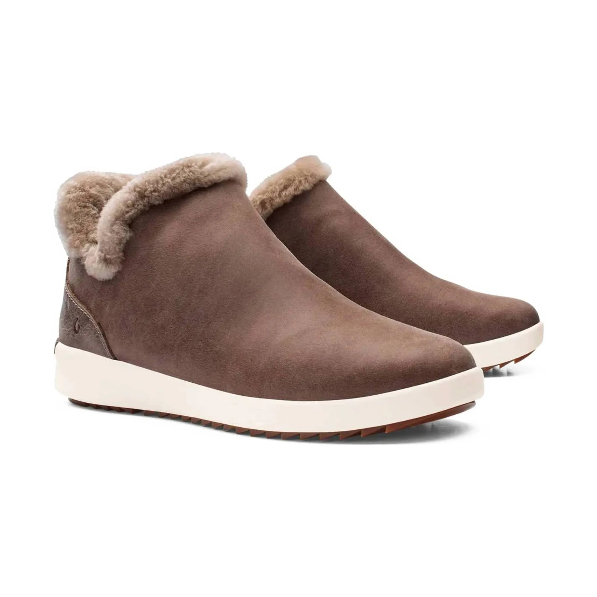 Olukai Women's Malua Hulu Boot - Warm Taupe / Off White