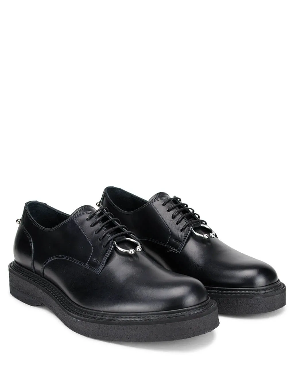 Pierced Derby Shoes