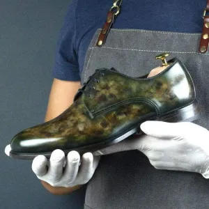 Robin Cezanne Derby Patina Goodyear welt Shoes Limited Edition