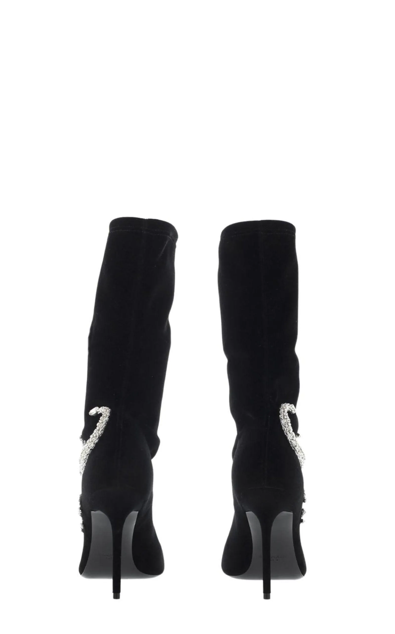 Scorpion Embellished Sock Boots