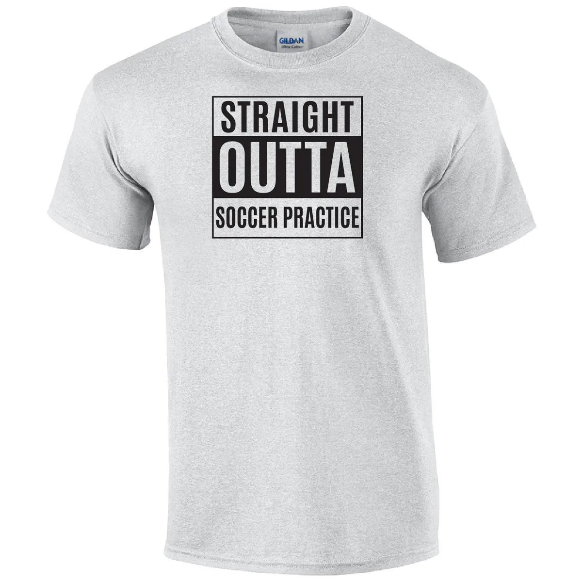 Straight Outta Soccer Practice Printed Tee