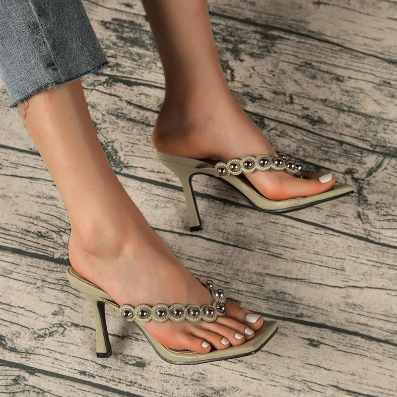 Thong Heel Sandals
