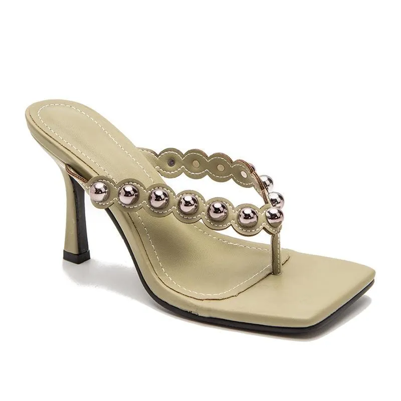 Thong Heel Sandals