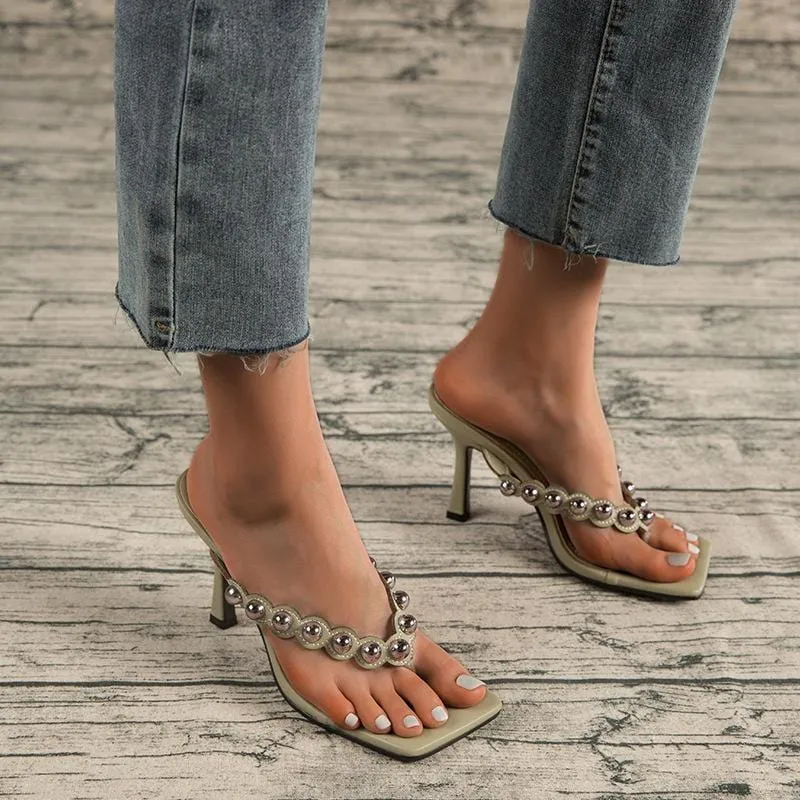 Thong Heel Sandals