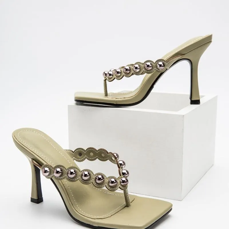 Thong Heel Sandals