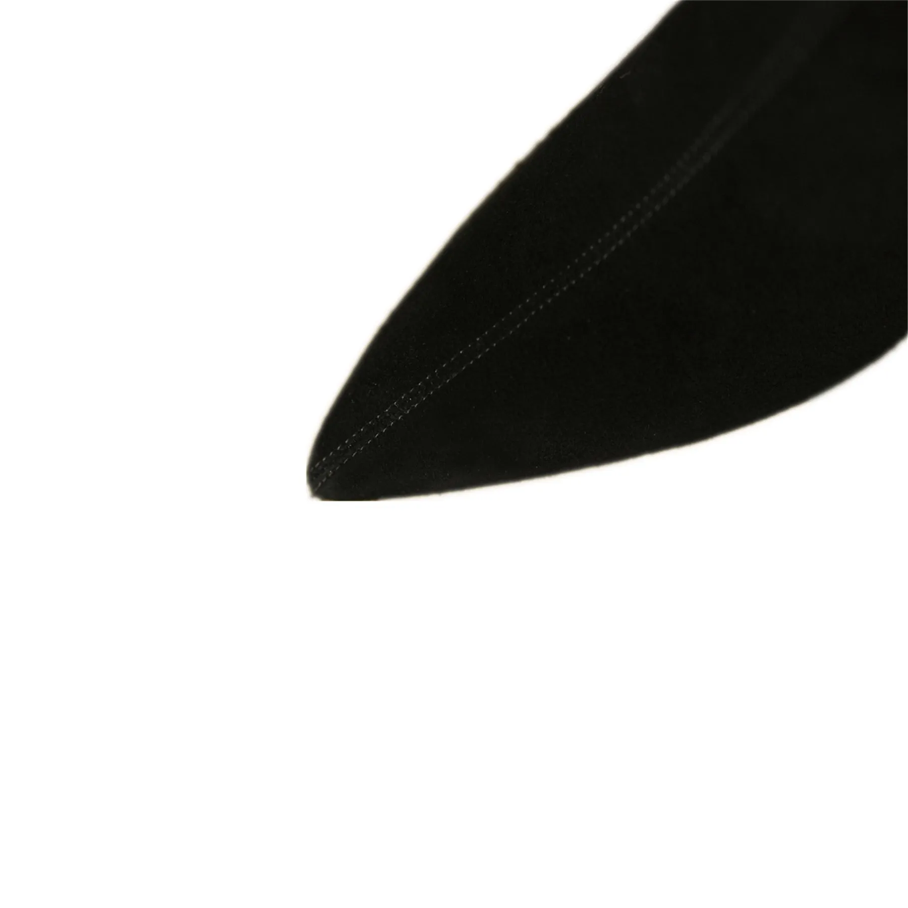 TinaCus Women's Wedge Heel Suede Leather Handmade Buckle Pointed Toe Zip Ankle Boots