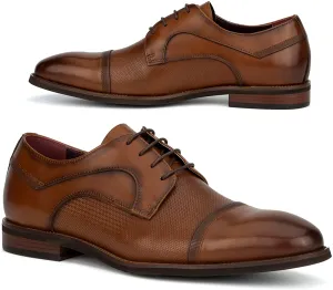 Vintage Foundry Co. Randolph Men’s Fashion Handcrafted Casual Oxford Shoes  Color: Tan/Tawny Size 10.5M