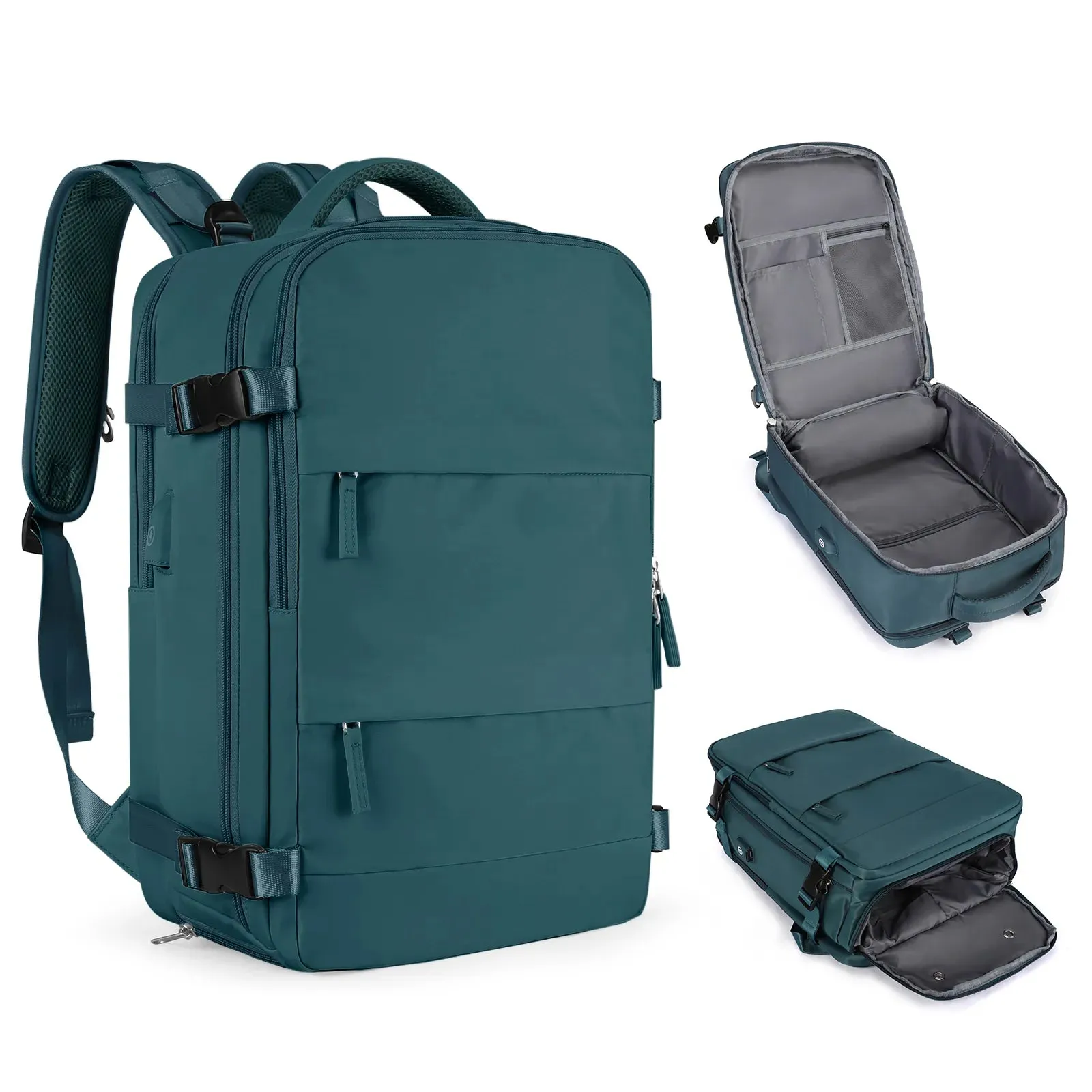 VoyagePro Waterproof Travel Backpack | Shoe Compartment | Anti-Theft Pockets | 37L   30L