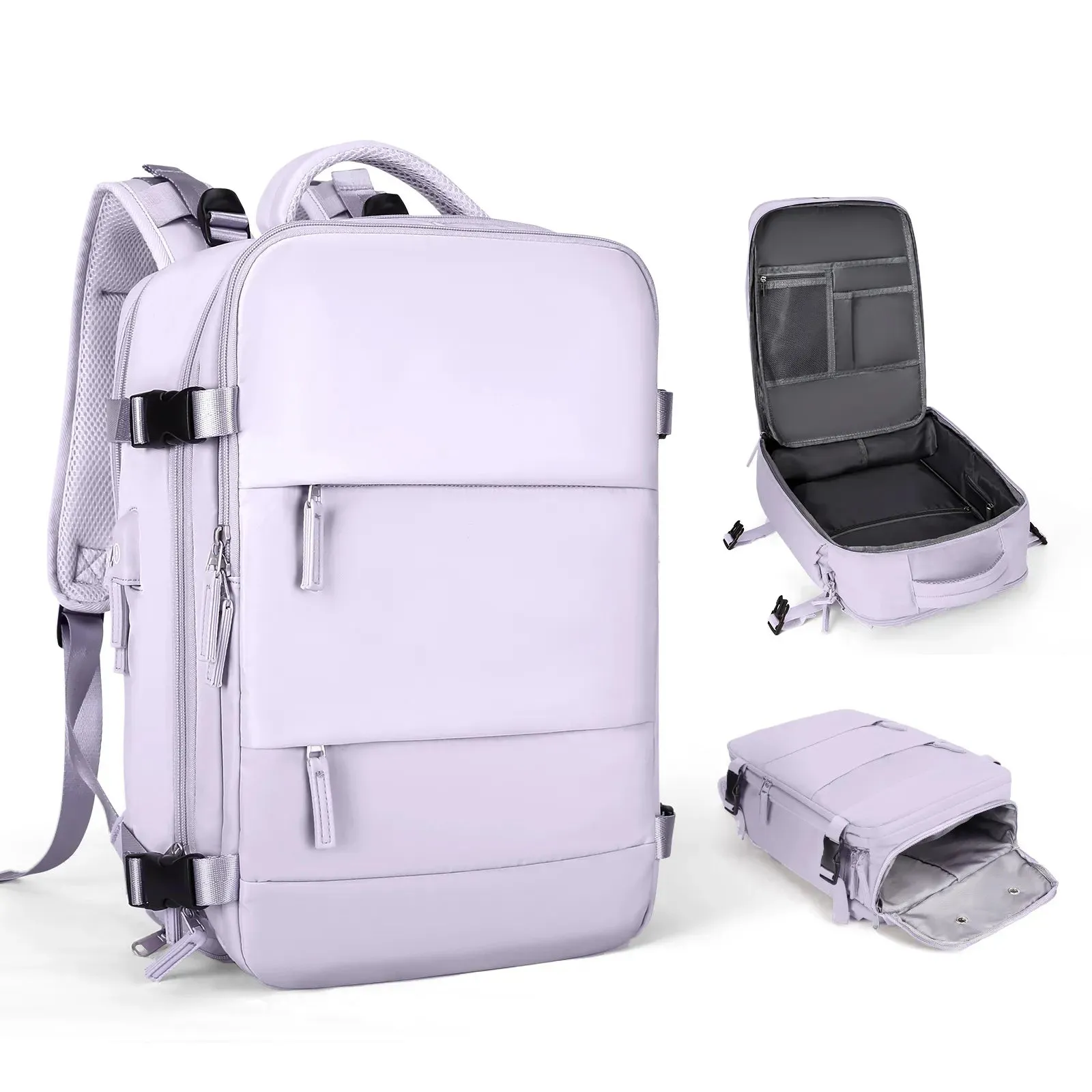 VoyagePro Waterproof Travel Backpack | Shoe Compartment | Anti-Theft Pockets | 37L   30L